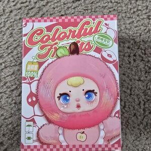 Colorful Fruits Pink Plush Toy